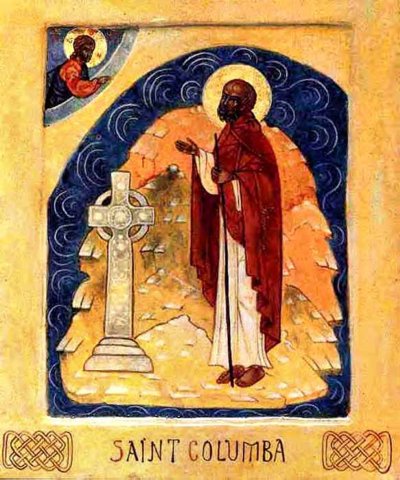 San Columba de Iona, abad