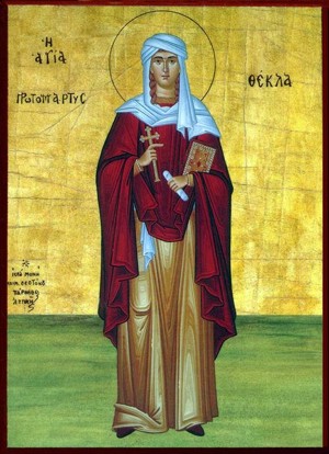 Santa Tecla de Iconio, virgen y mártir